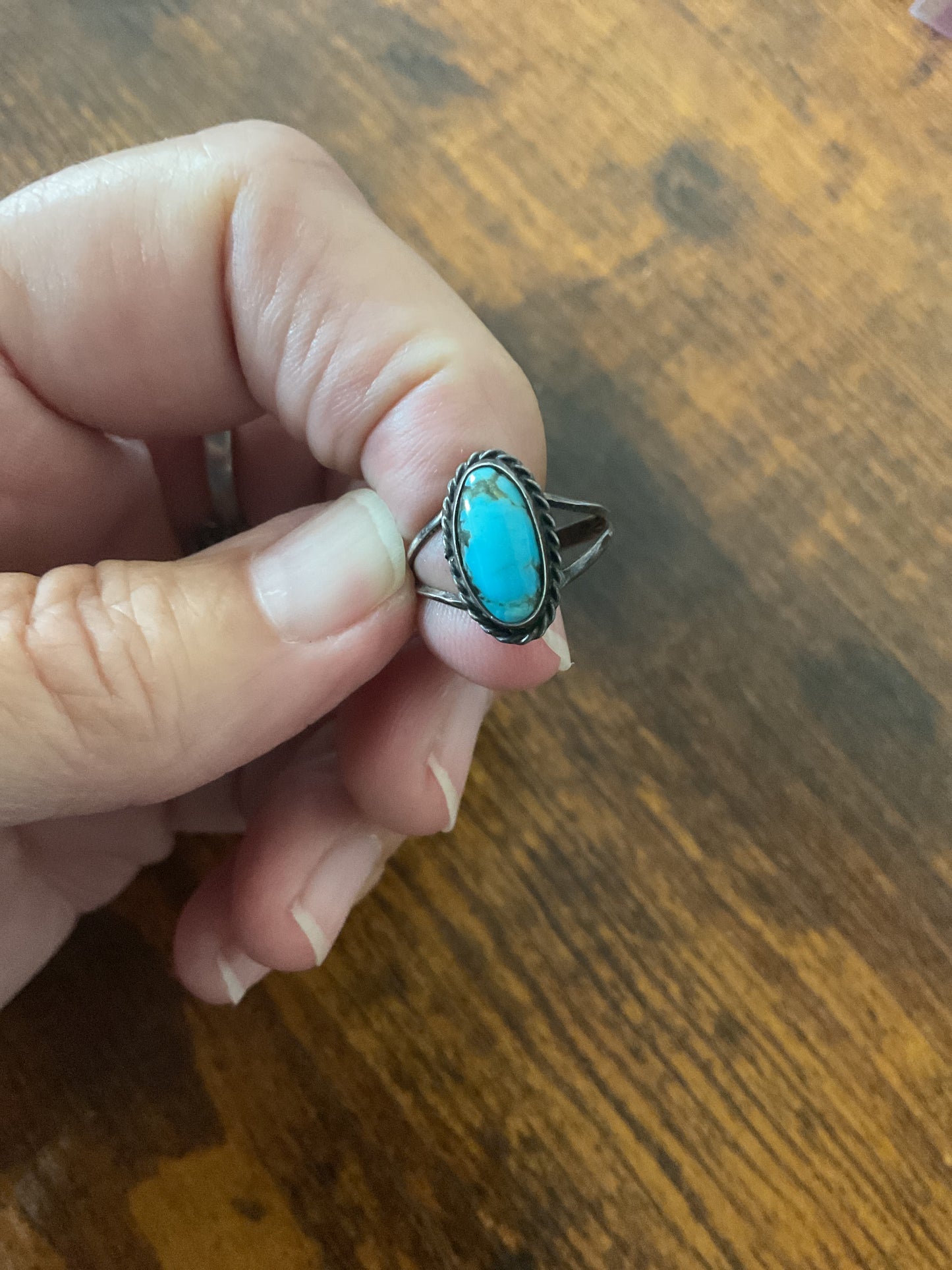 Live Sale #28 Turquoise Ring Size 5 1/4