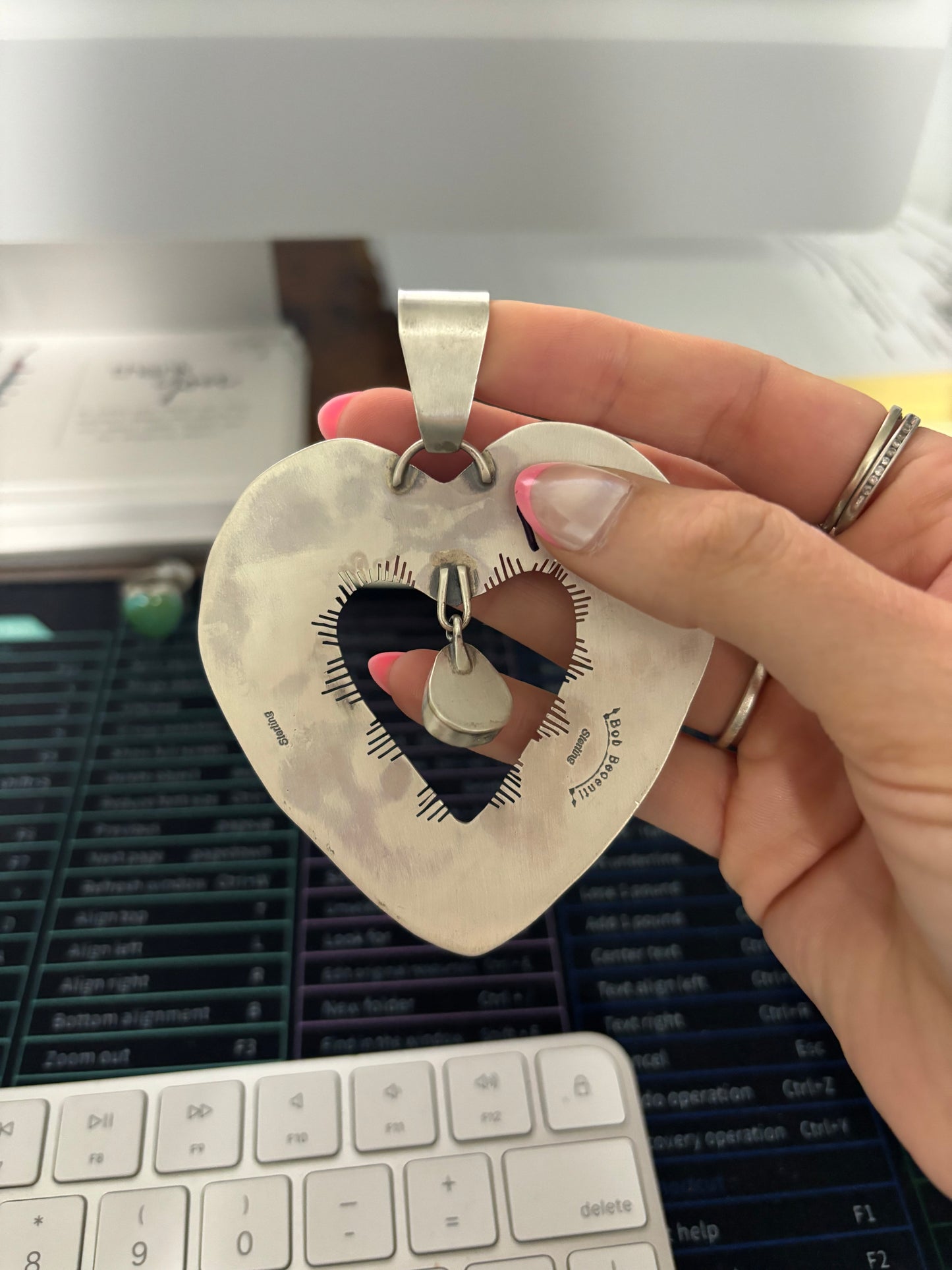 The Yoakum | Golden Hills Heart Pendant by Bob Becenti