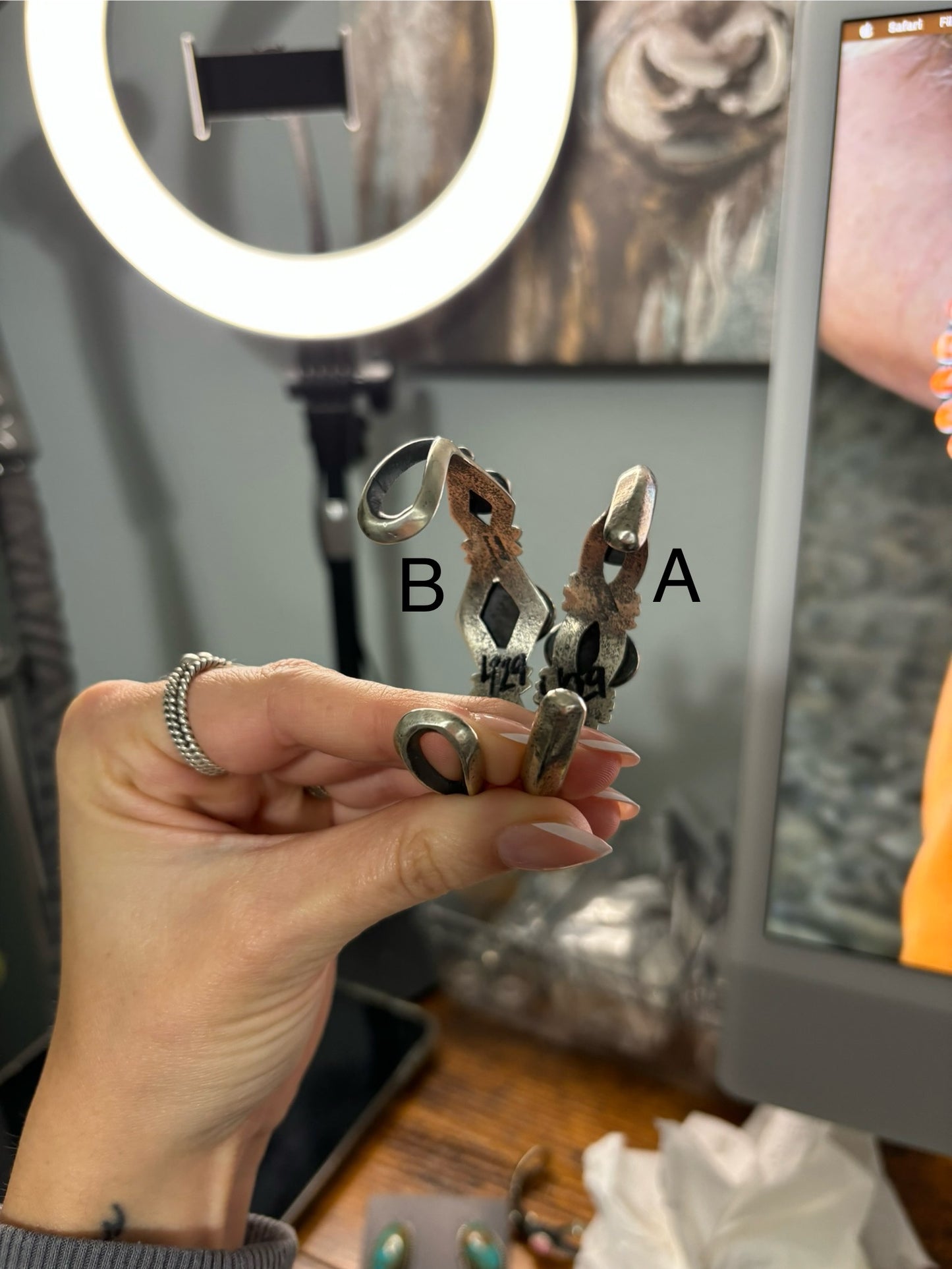 The Prescott 3 Stone Cuff