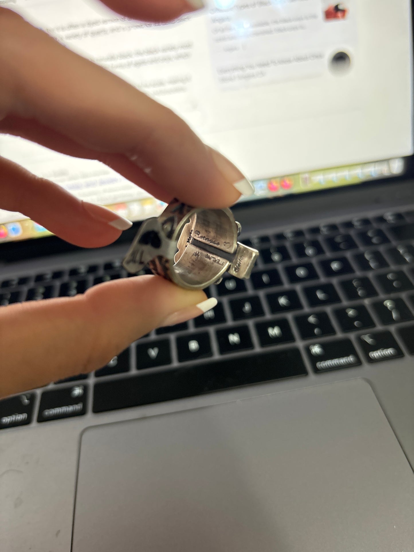 The Phoenix Cross Ring Size 8