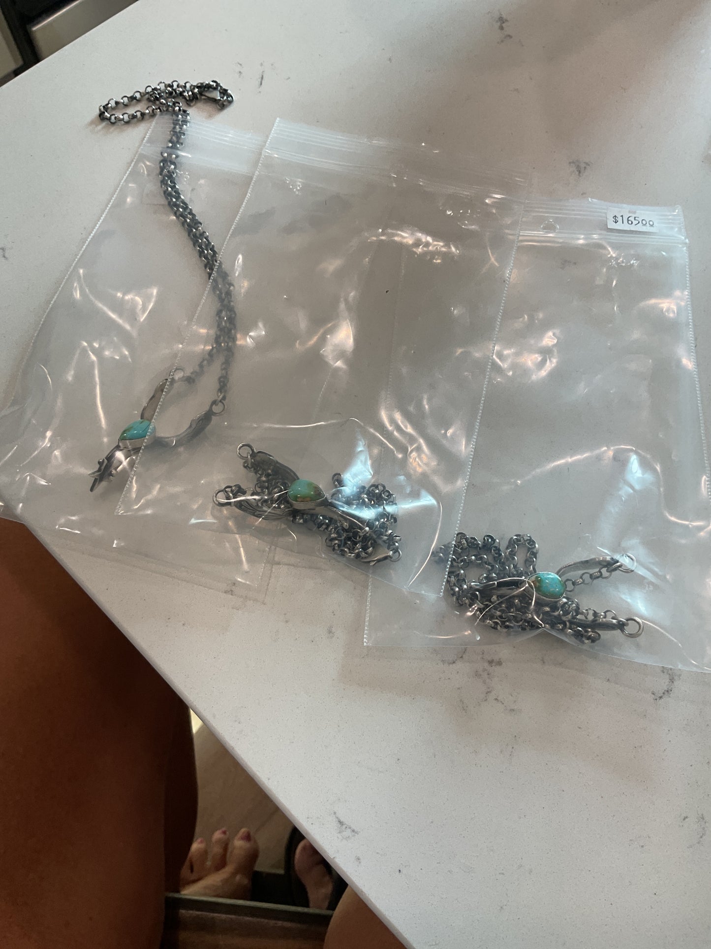 The Spirit | Spur with Turquoise Necklace by Charles Johnson