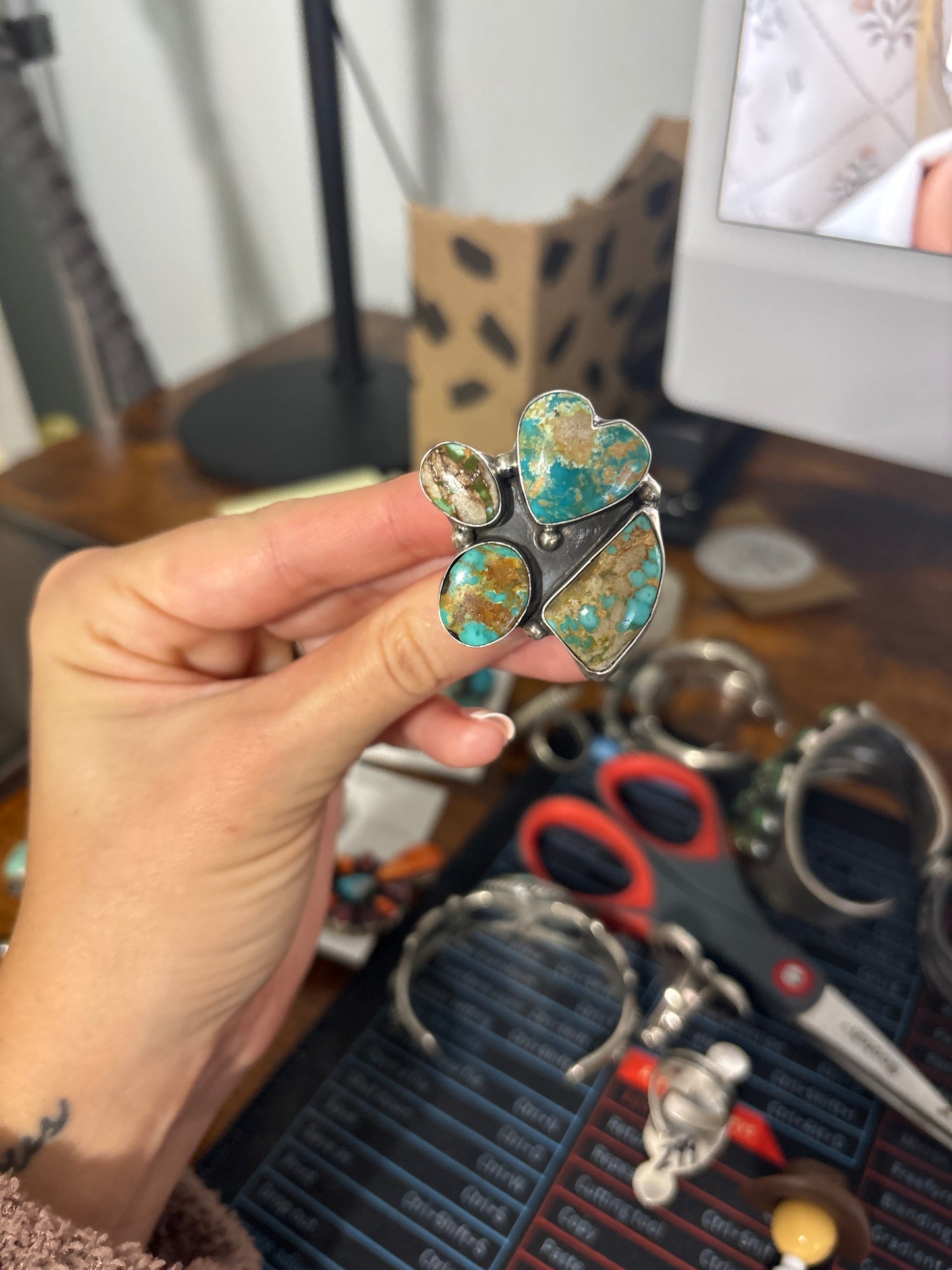 The Aurie Cluster Ring Size 6