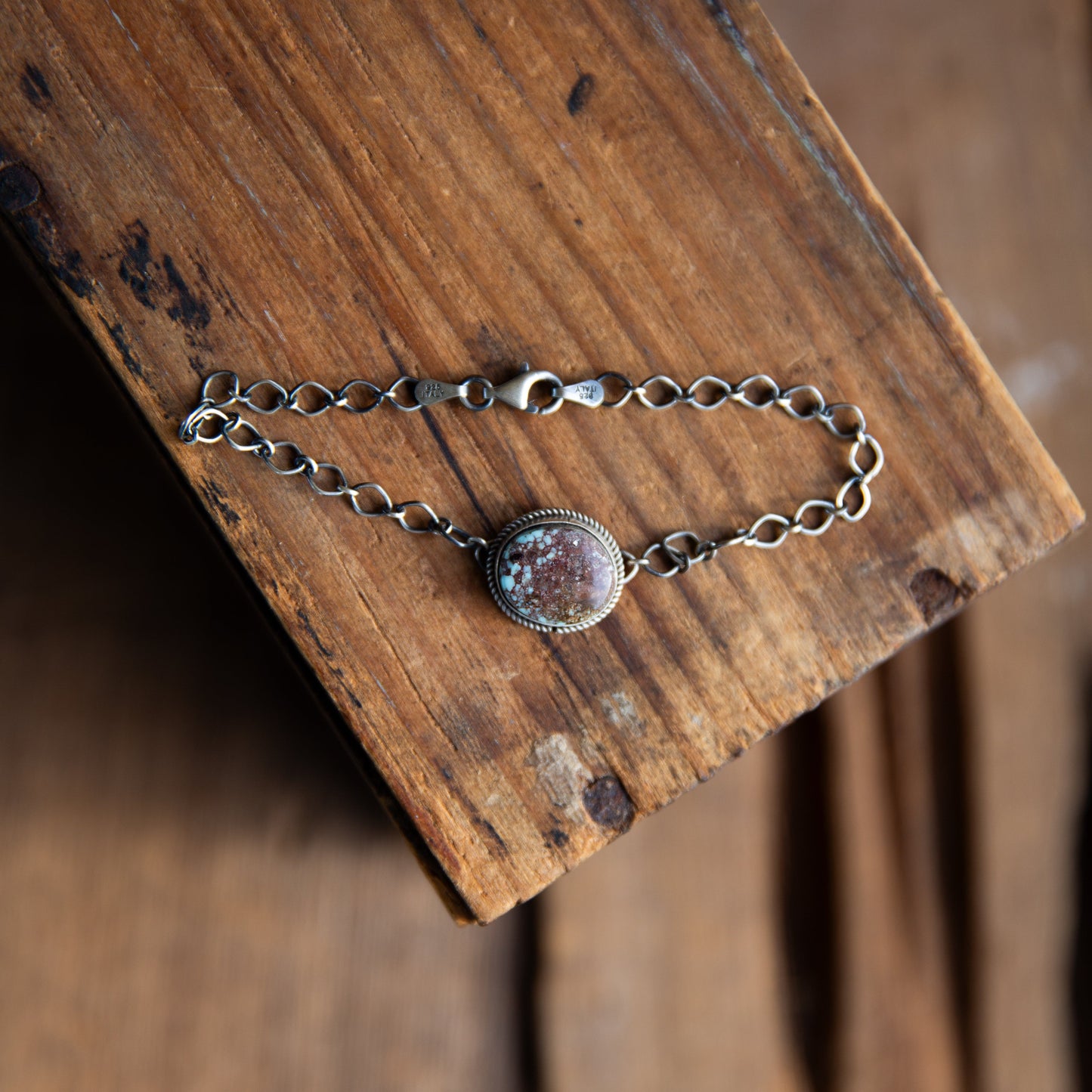 The Delia | Turquoise Chain Bracelet