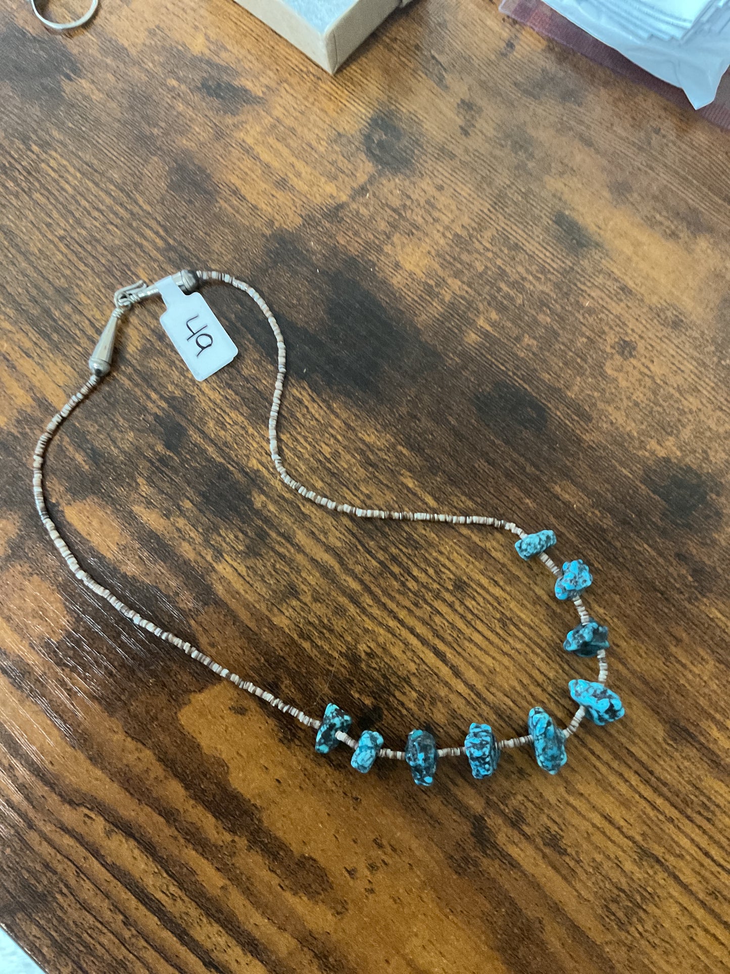 Live Sale #20 Turquoise and Heishi Necklace