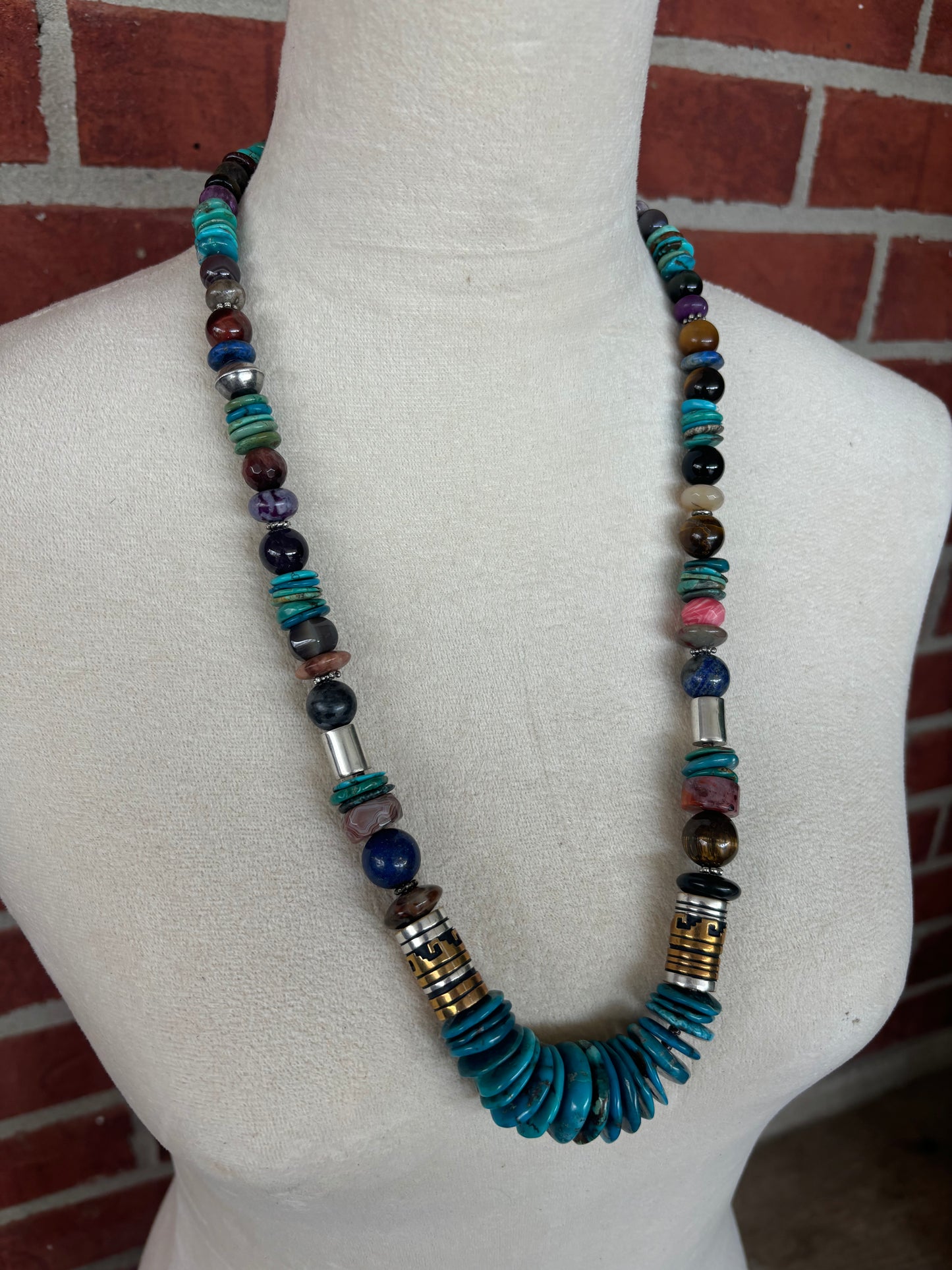 The Cassidy 28” Multistone Necklace