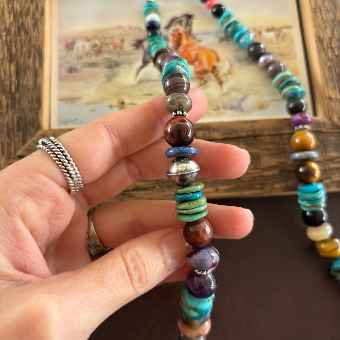 The Cassidy | Multistone Necklace by Tommy and Rosita Singer