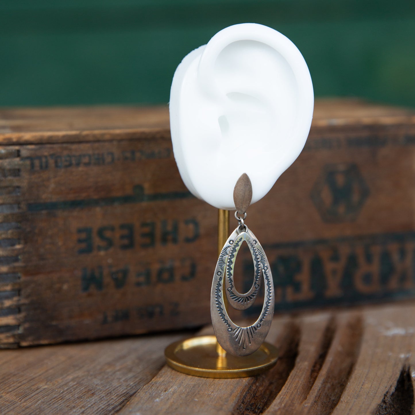 The Lamberts | Vintage Silver Earrings by Mike Platero
