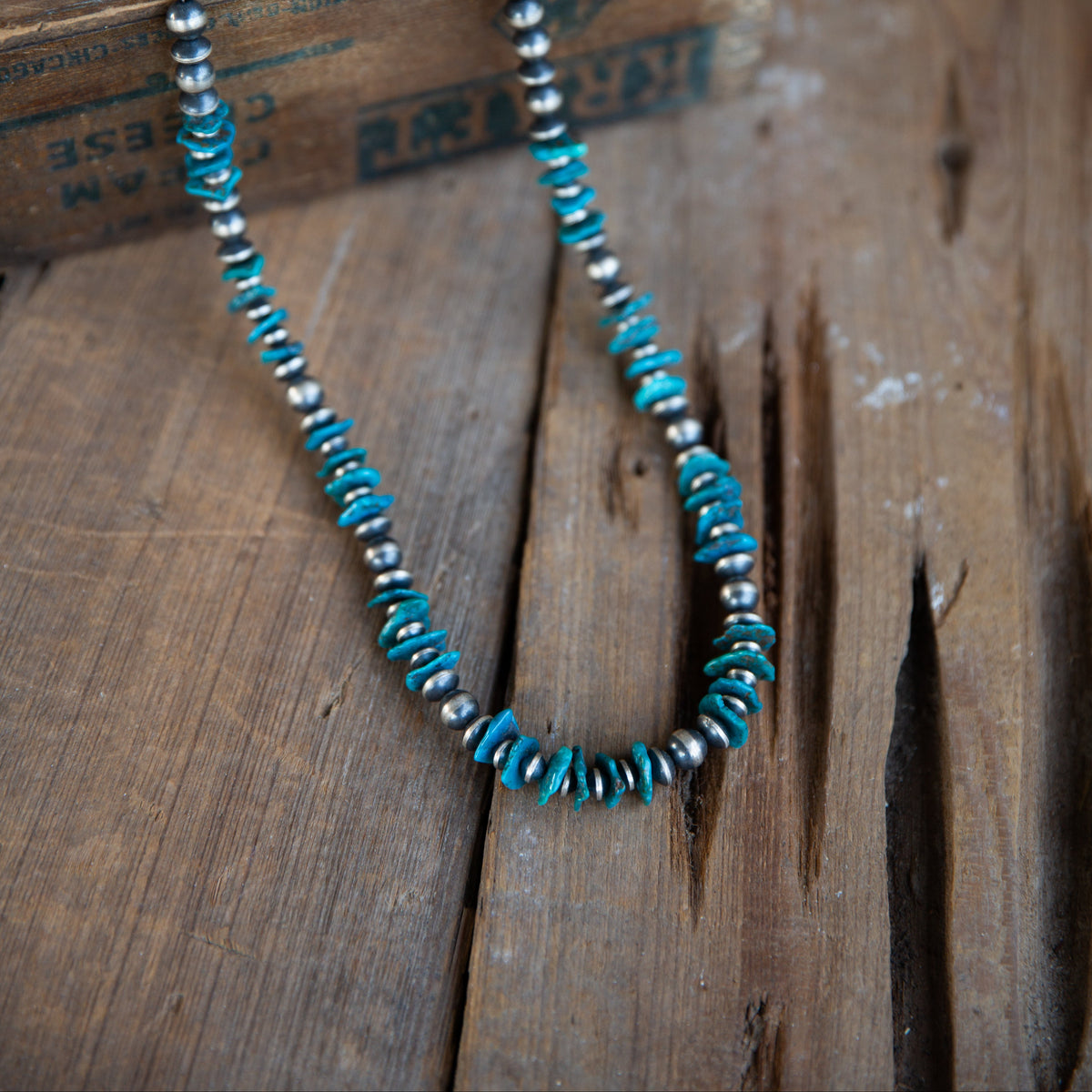 The Siebert | Sterling Pearl & Turquoise Necklace by Chimney Butte