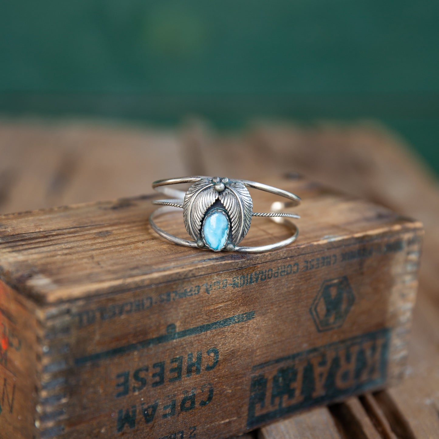 The Riverton | Vintage Turquoise Cuff