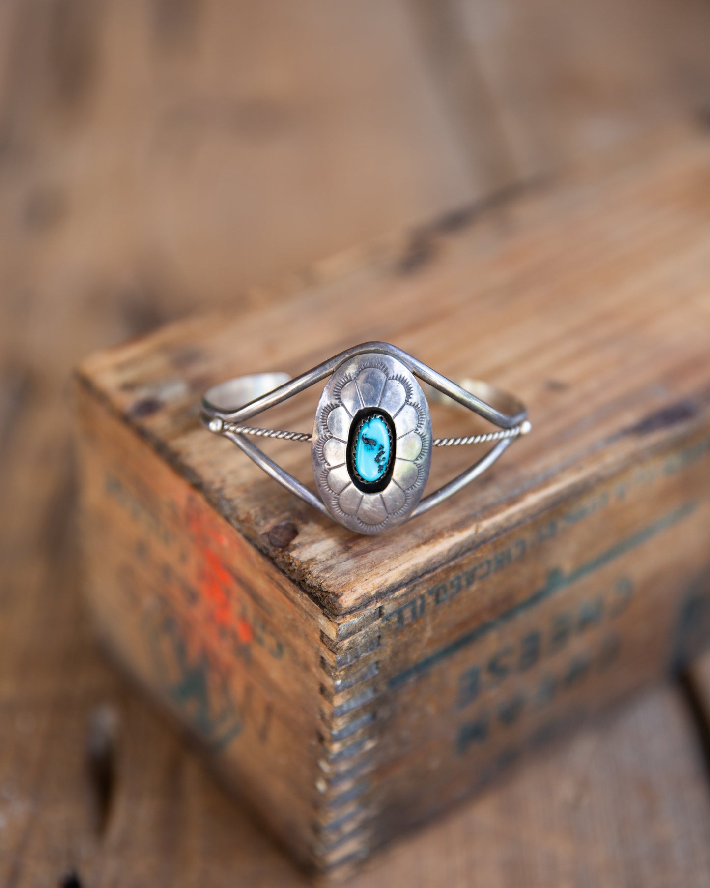 The Hawkins | Vintage Turquoise Cuff