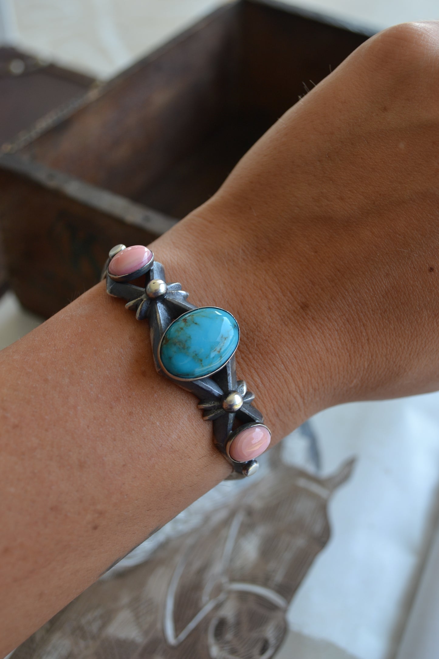 The Prescott 3 Stone Cuff