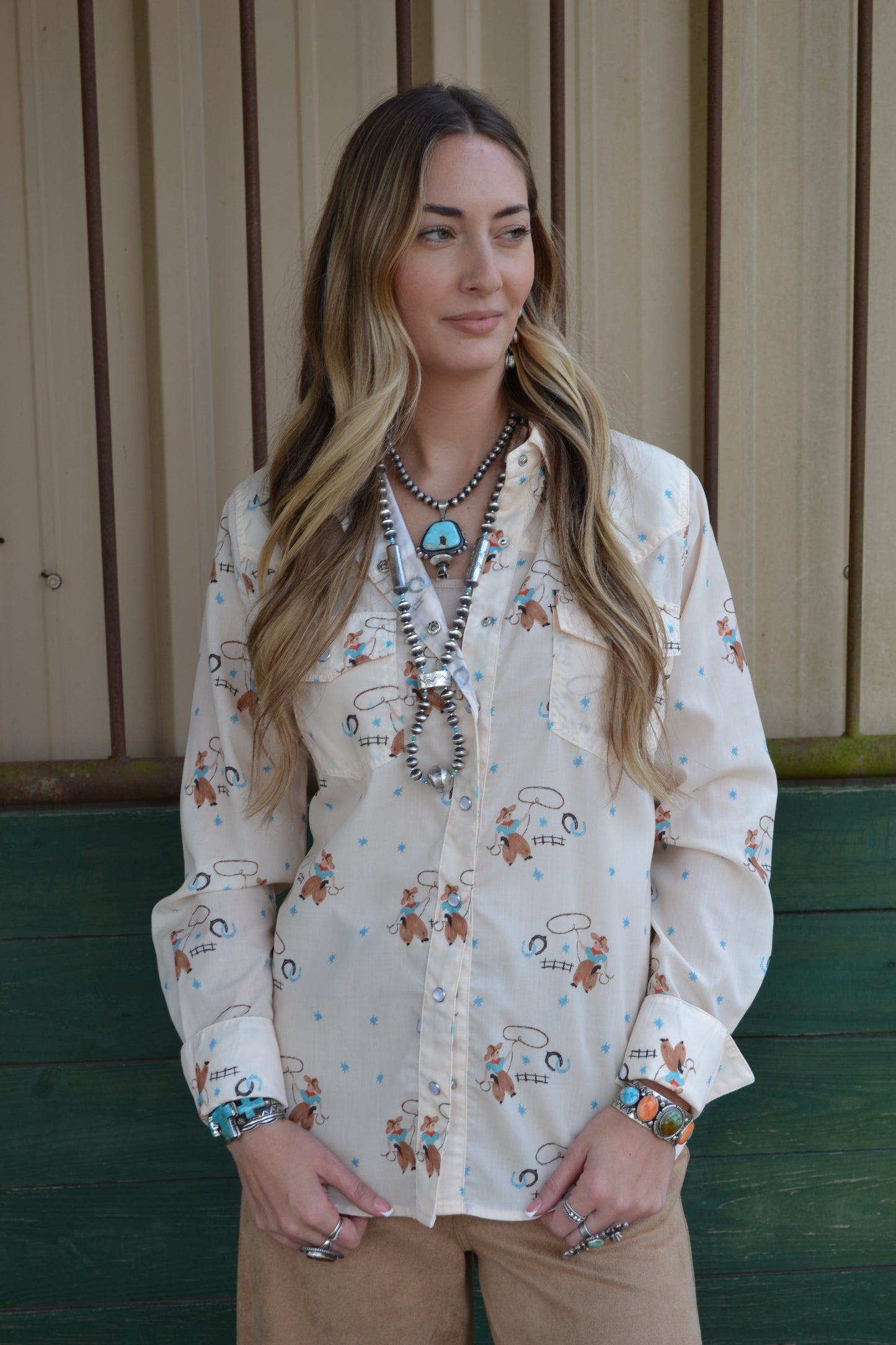 The Cassidy Long Sleeve Pearl Snap