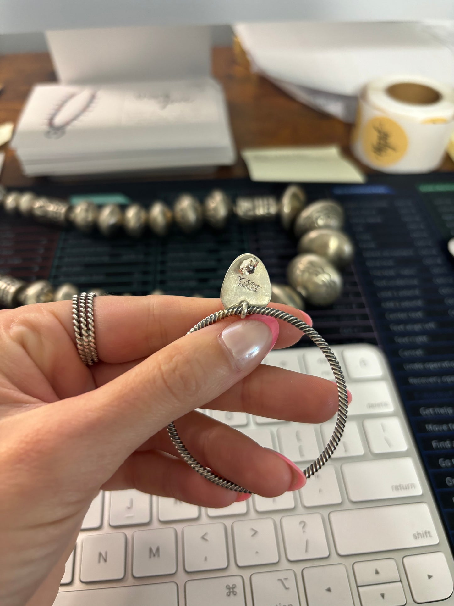 The Bodie Hoops (Multiple Stone Options Available)