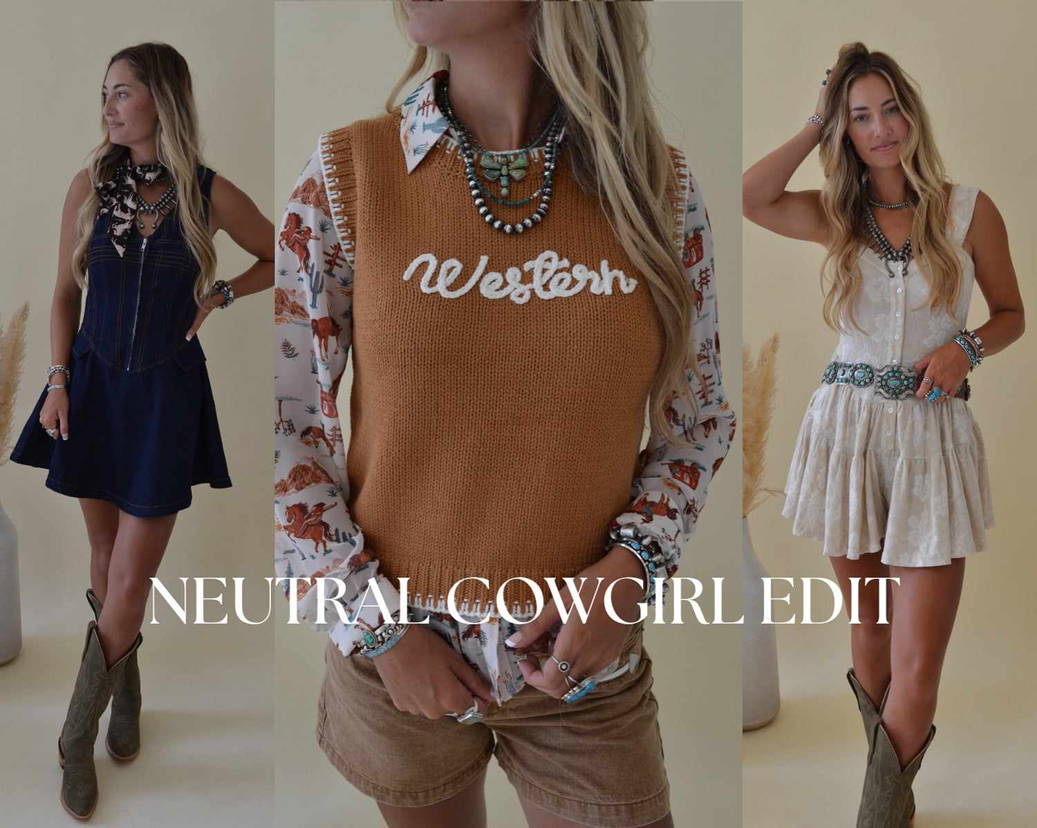 Neutral Cowgirl Edit