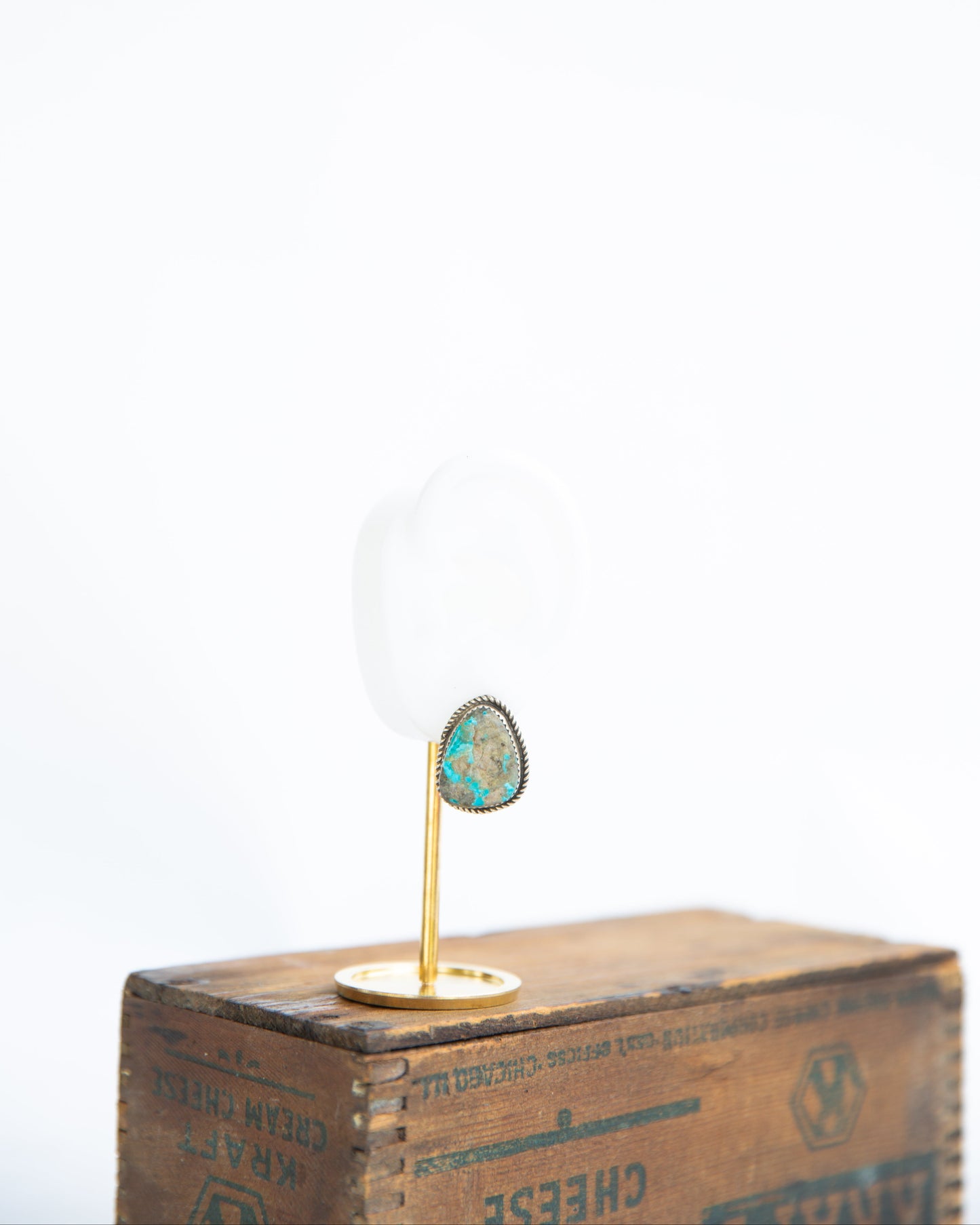 The Jude's | Kingman Turquoise Studs by Donovan Nez