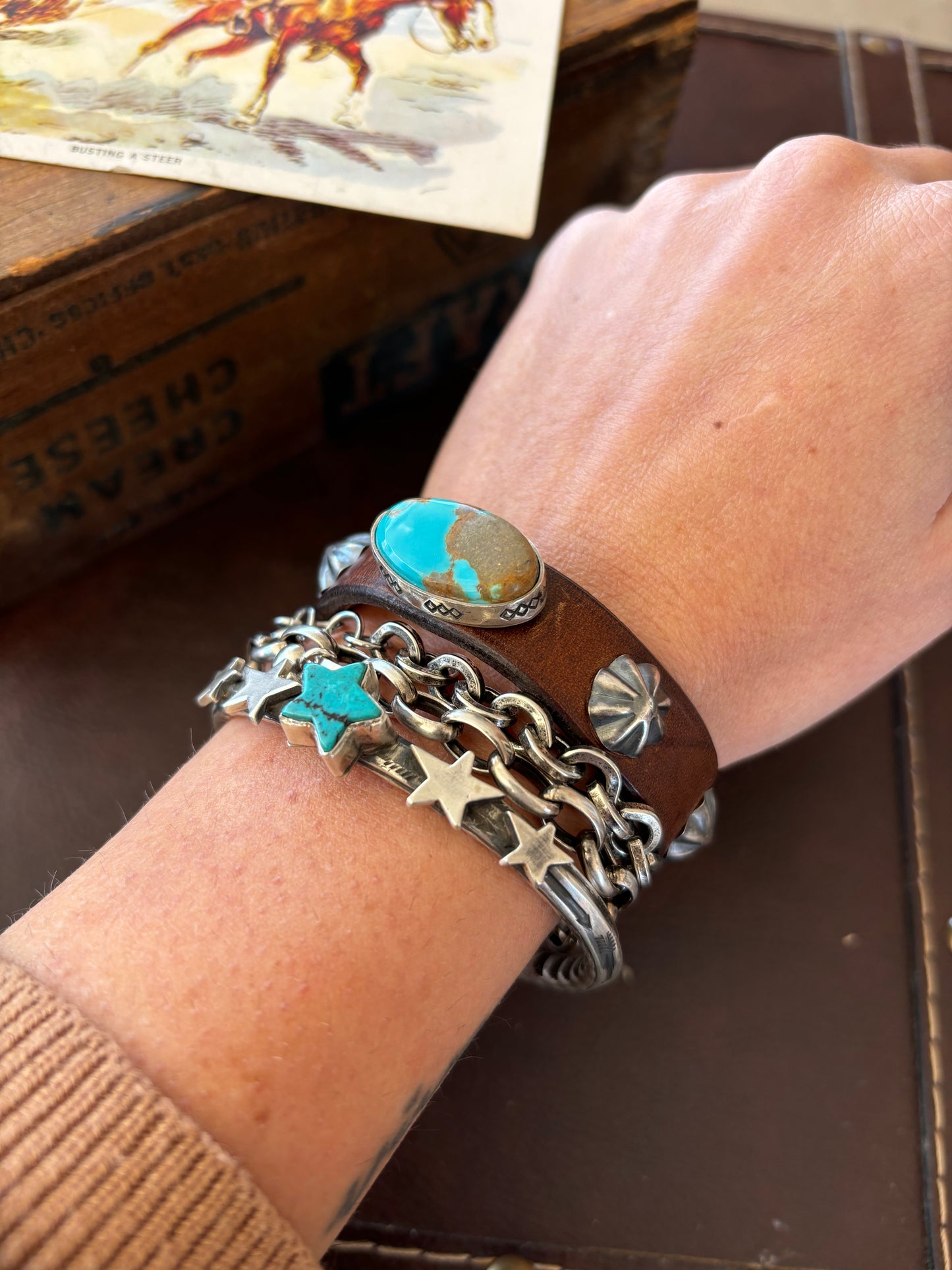 The Suwanee Leather Cuff