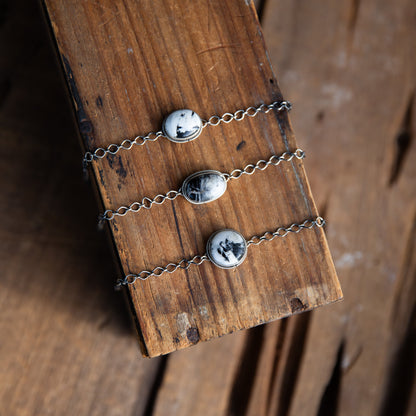 The Dasha | White Buffalo Chain Bracelet