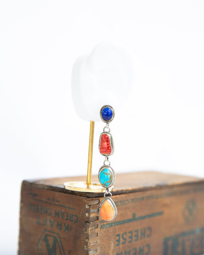 The Adeline’s | Multi Stone Earrings by Marcella Jamea