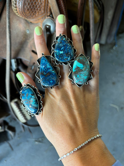 me'dru native made turquoise ring