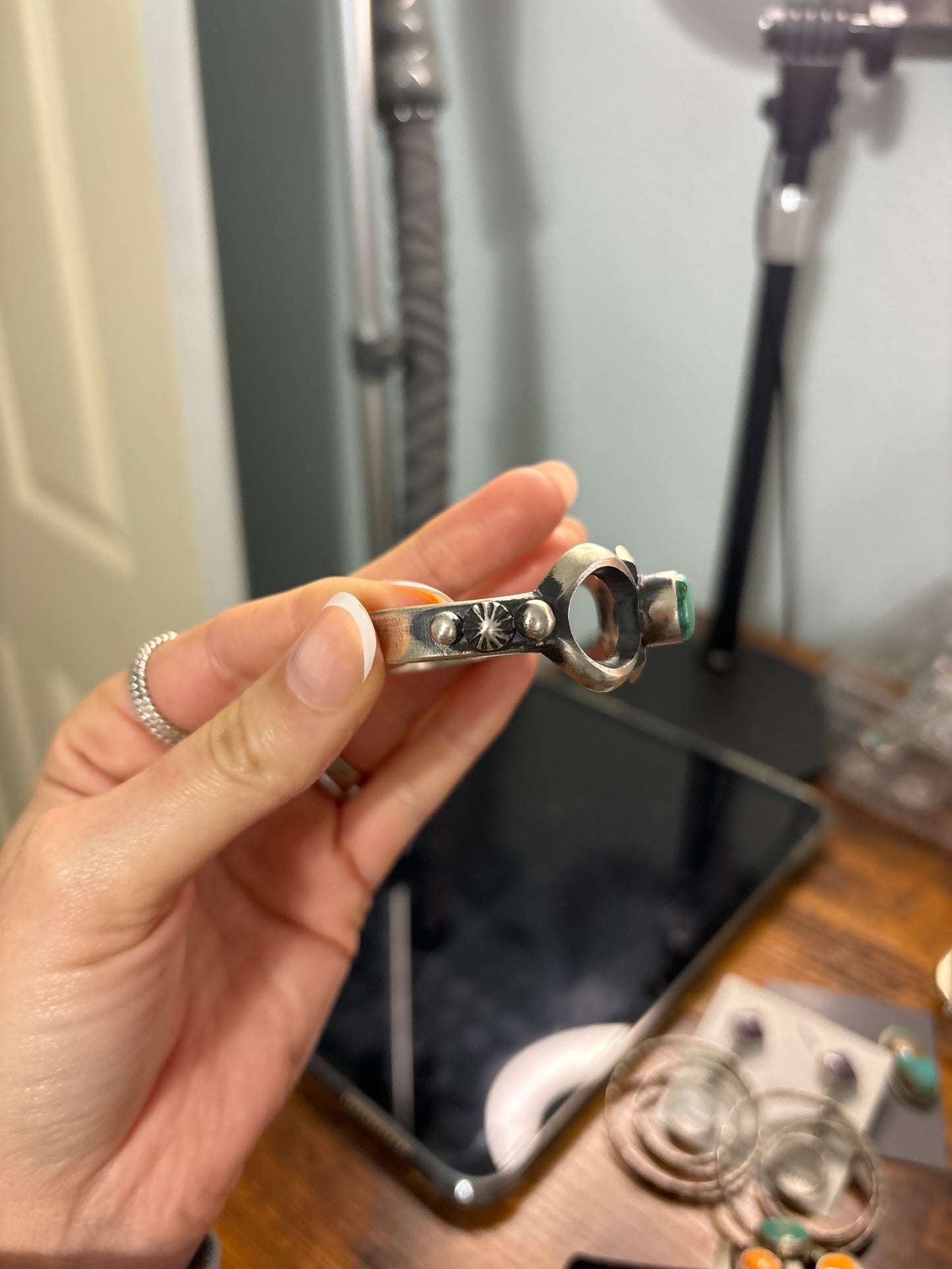 The Barlett Sonoran Double Stone Cuff