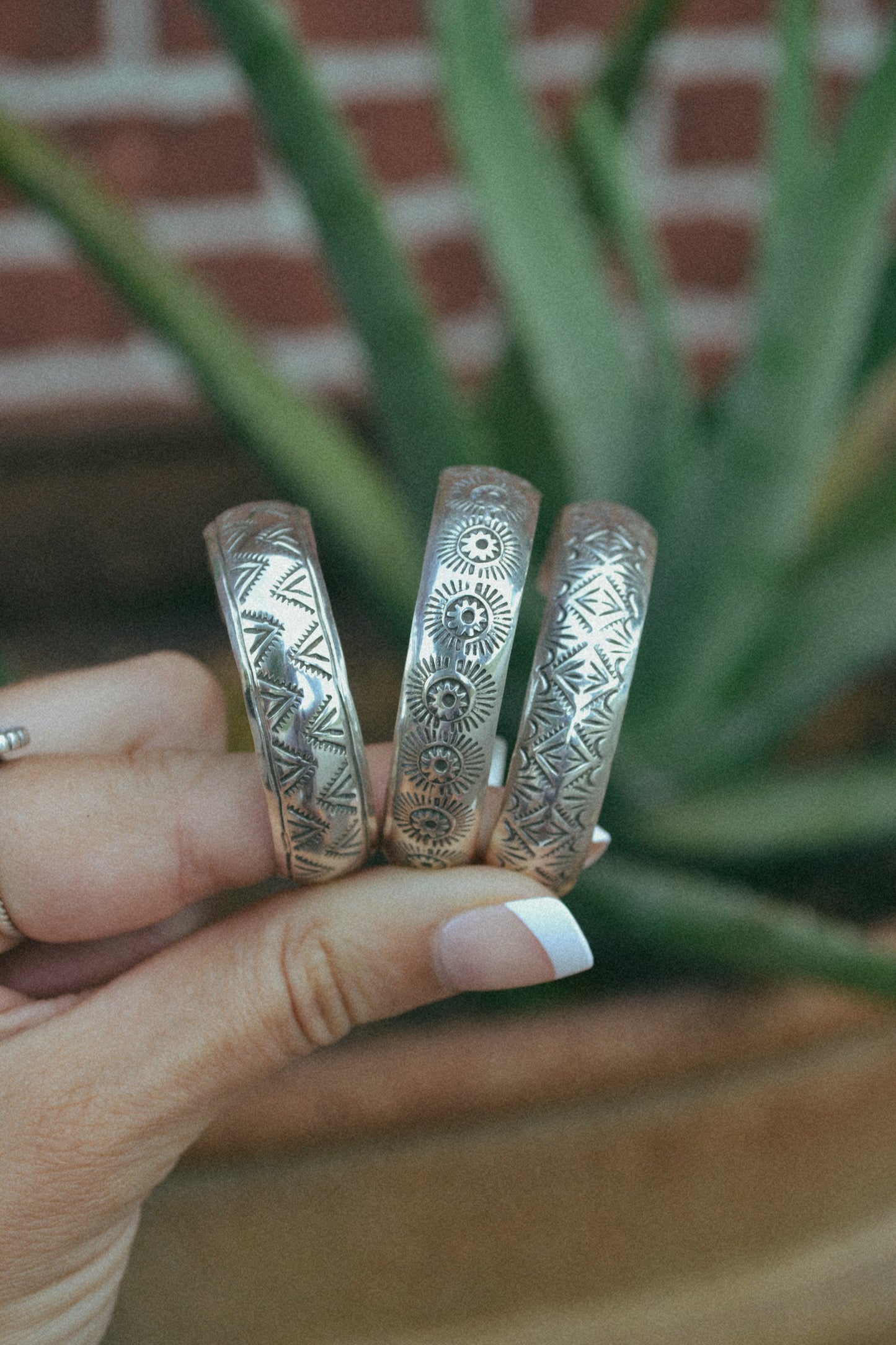 The Nova | Stamped Silver Baby Cuff by Nova Ashley