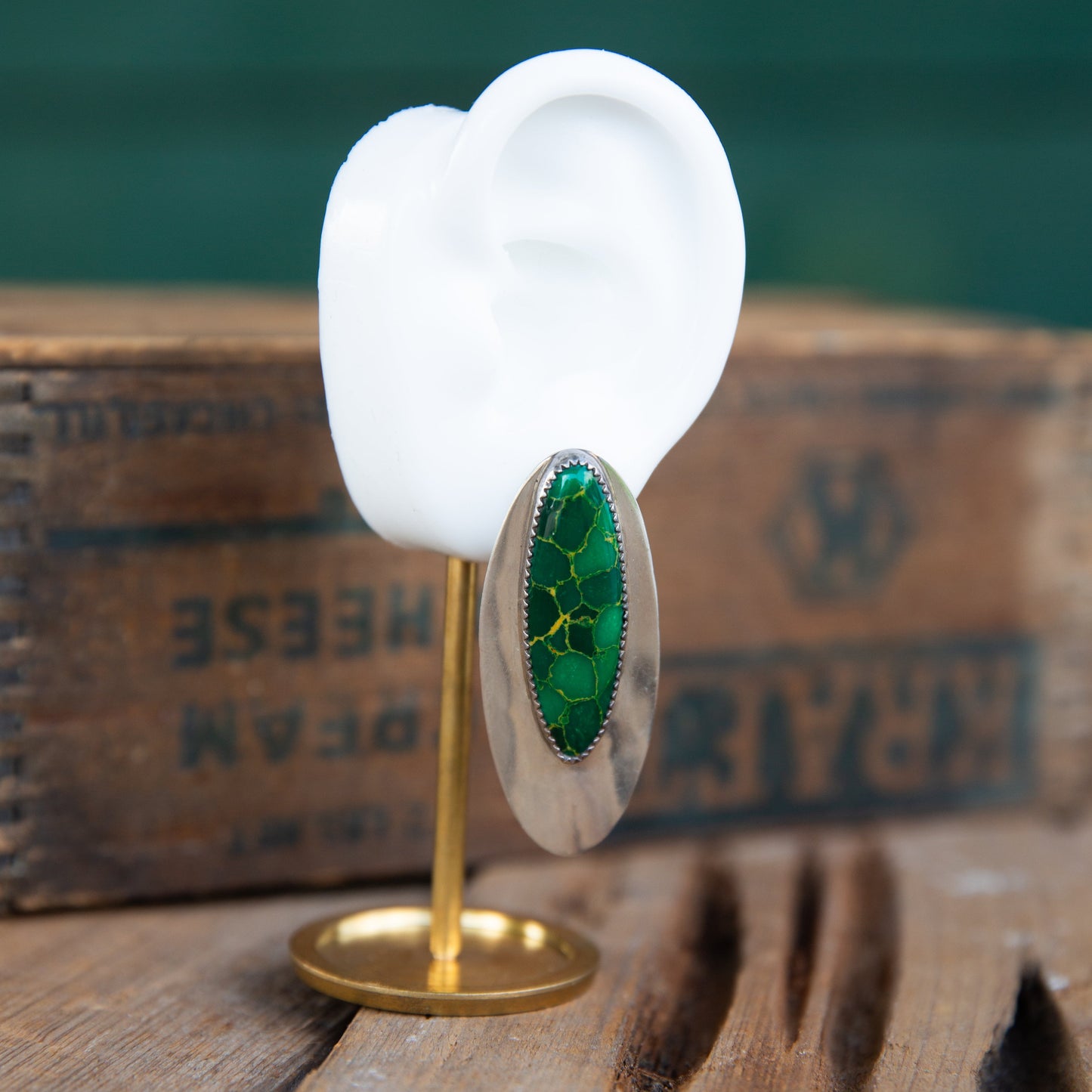 The Rockwood's | Vintage Carico Lake Turquoise Stud Earrings