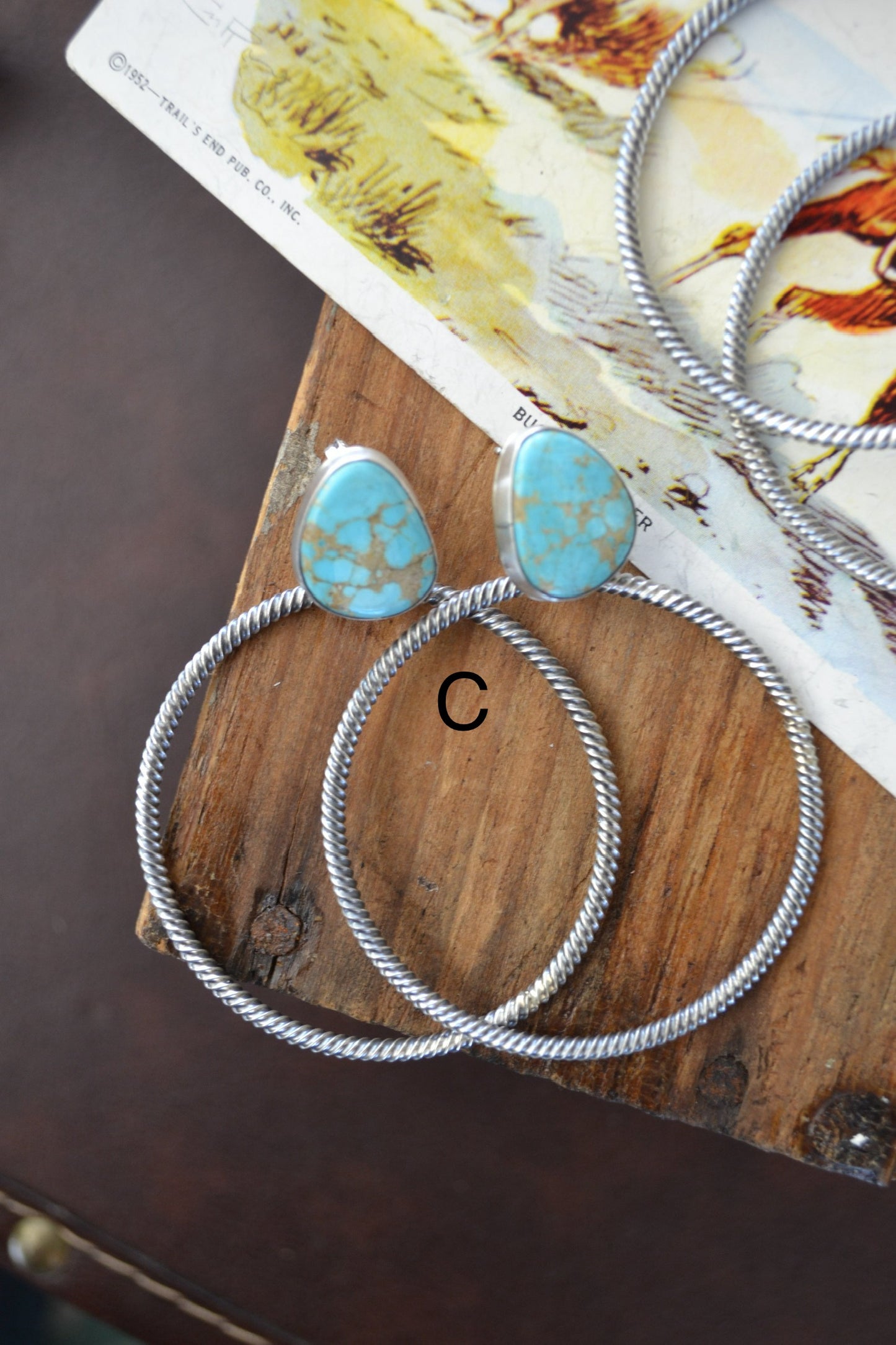 The Bodie Hoops (Multiple Stone Options Available)