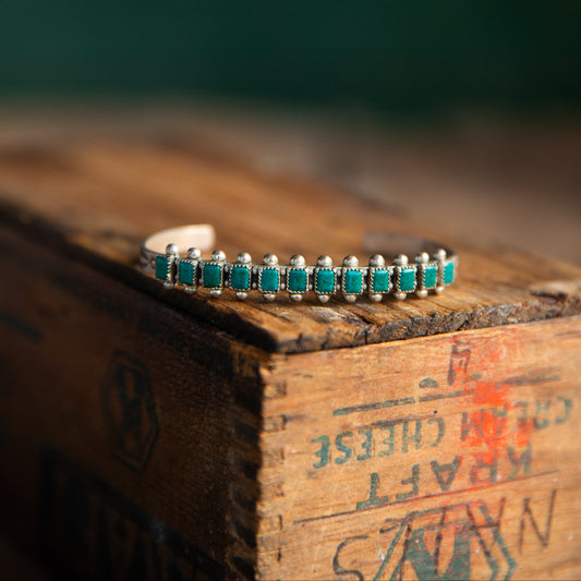 The Panora | Vintage Turquoise Cuff