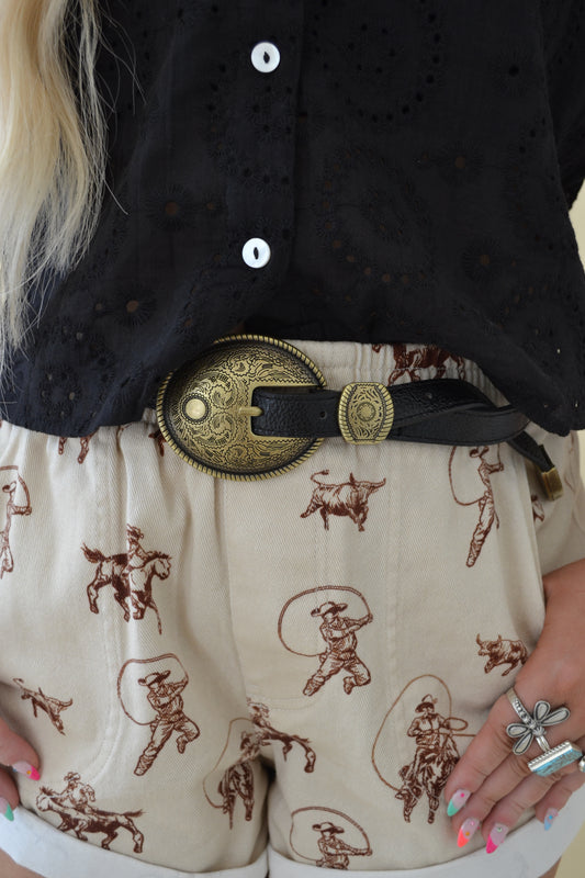 The Ryder Belt in Black