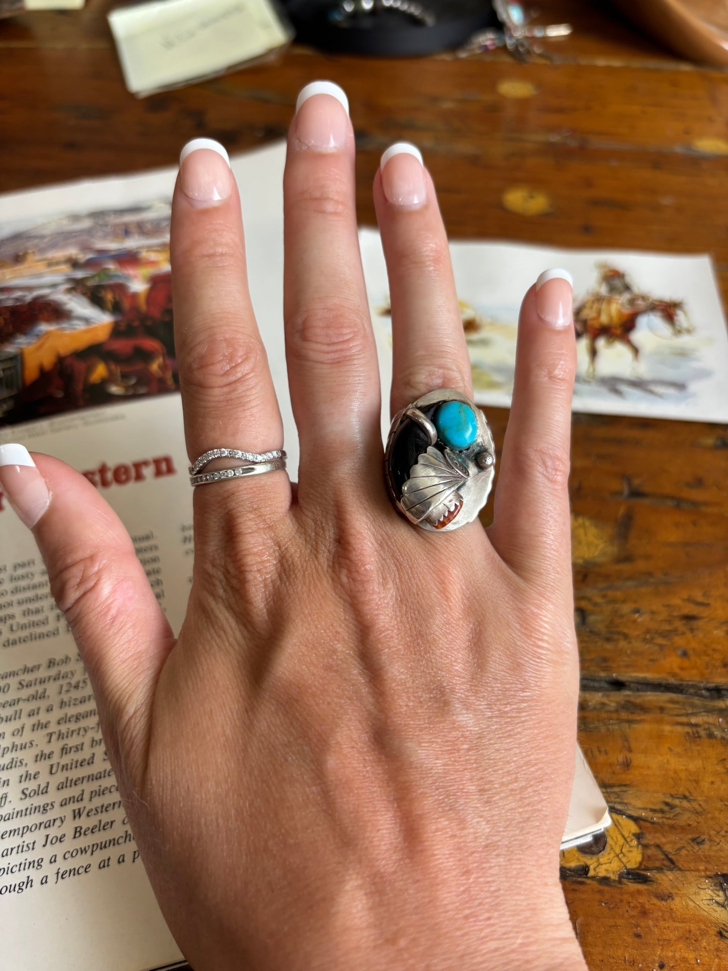 The Laramie Bear Claw Ring Size 6.5