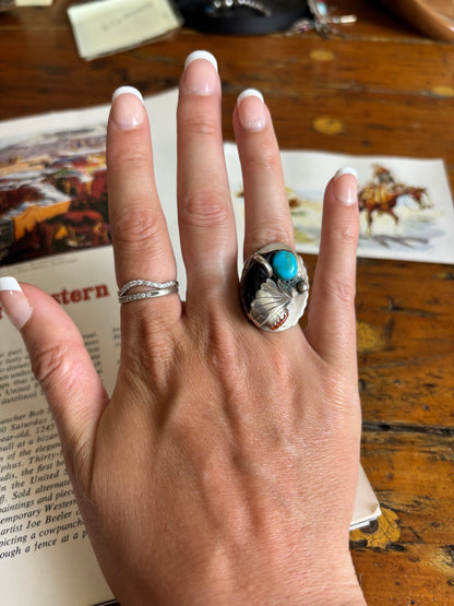 The Laramie Bear Claw Ring Size 6.5