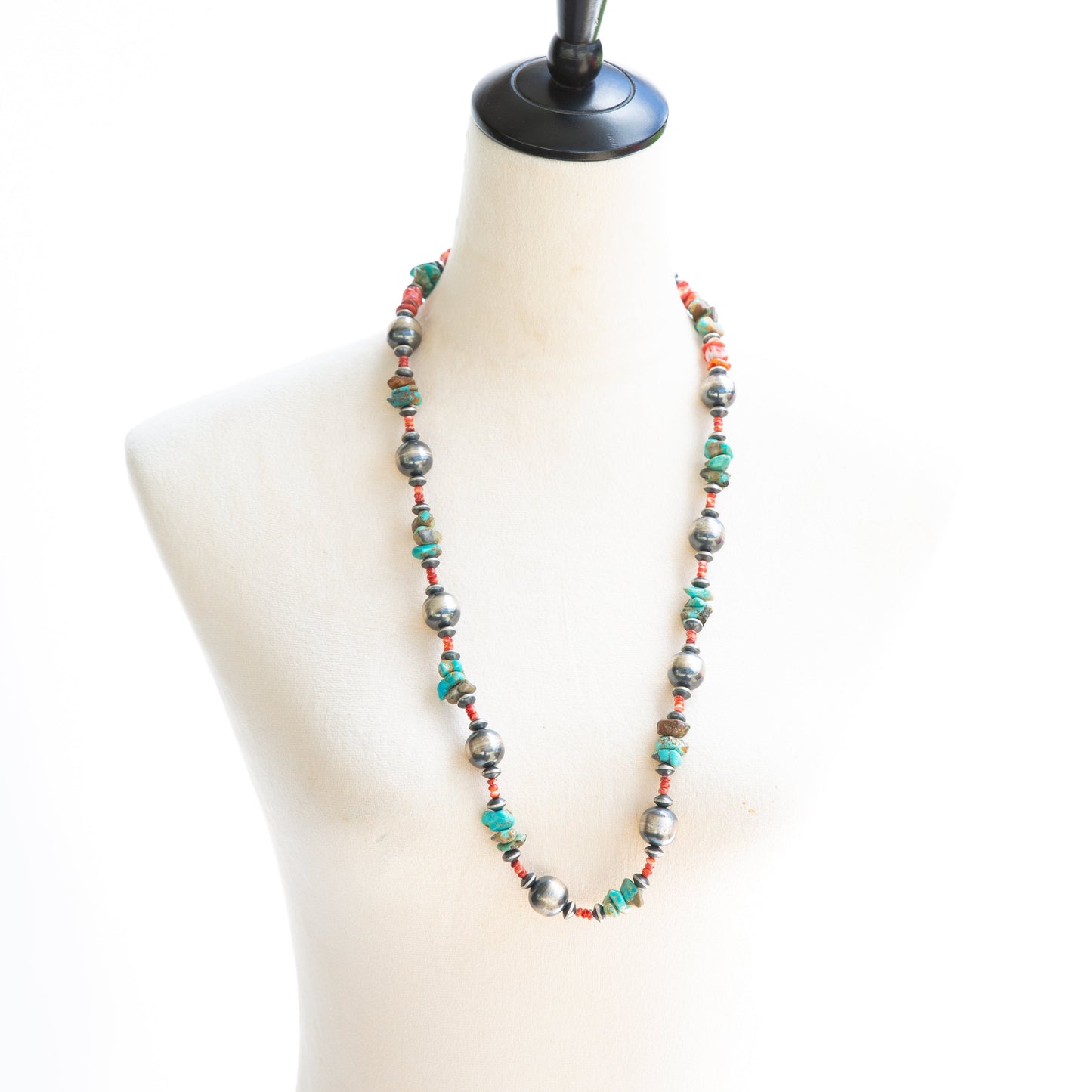 The Emerado | Red Spiny & Turquoise Pearls by Chimney Butte