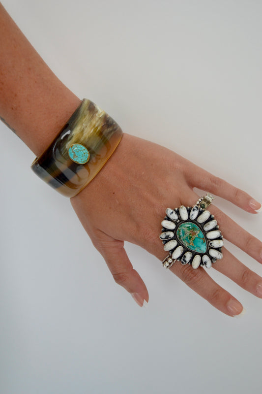The Abdul Buffalo Horn Cuff