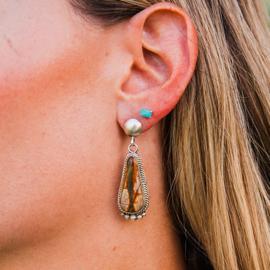 The Yuma's | Royston Ribbon Earrings by Pearlene Spence