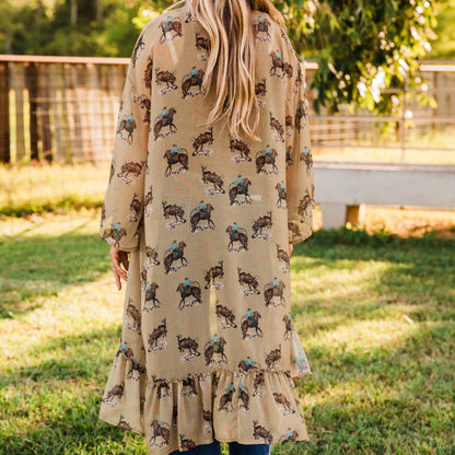The Winona | Western Print Kimono by Tasha Polizzi