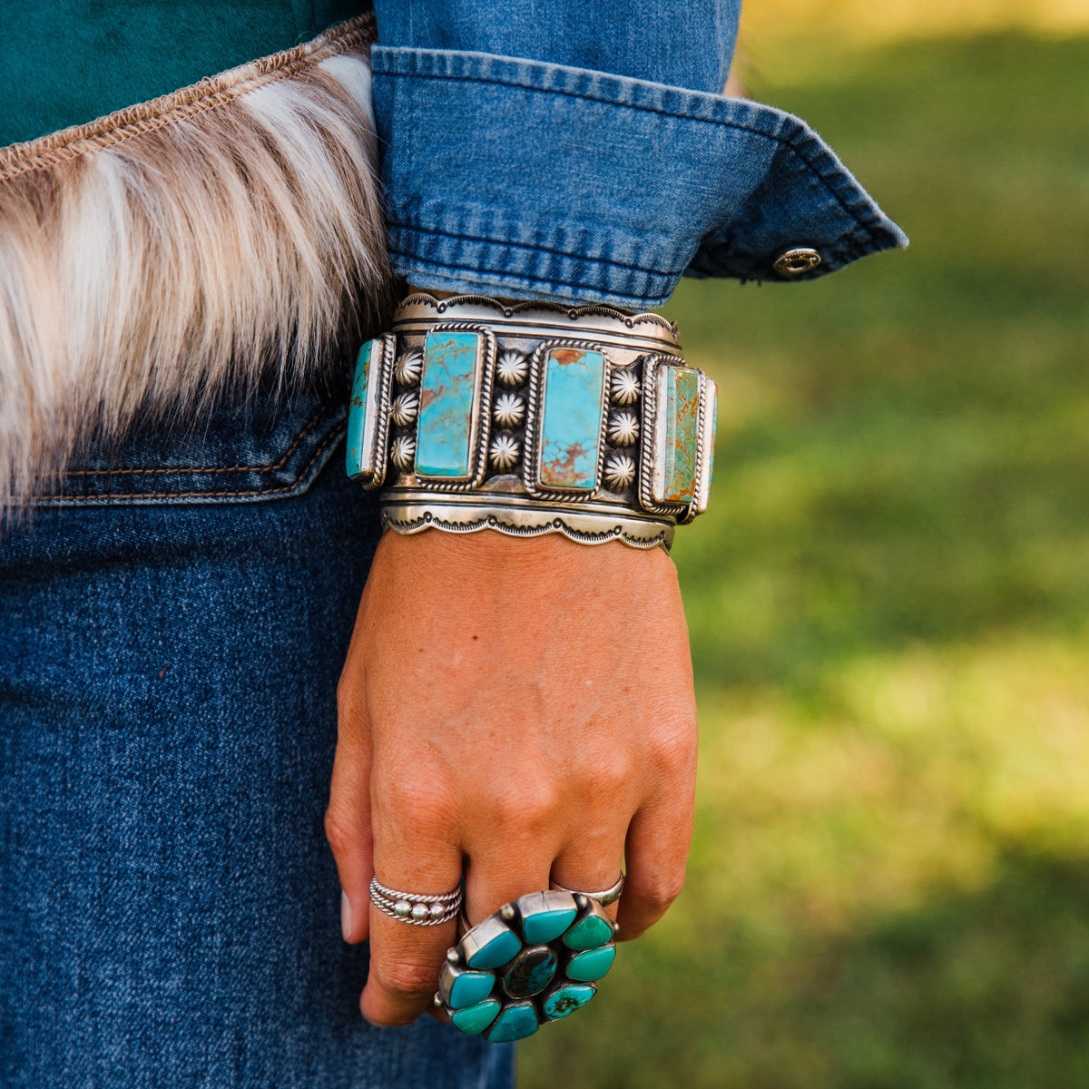 The Everest | Manassa Turquoise Cuff by Leroy James