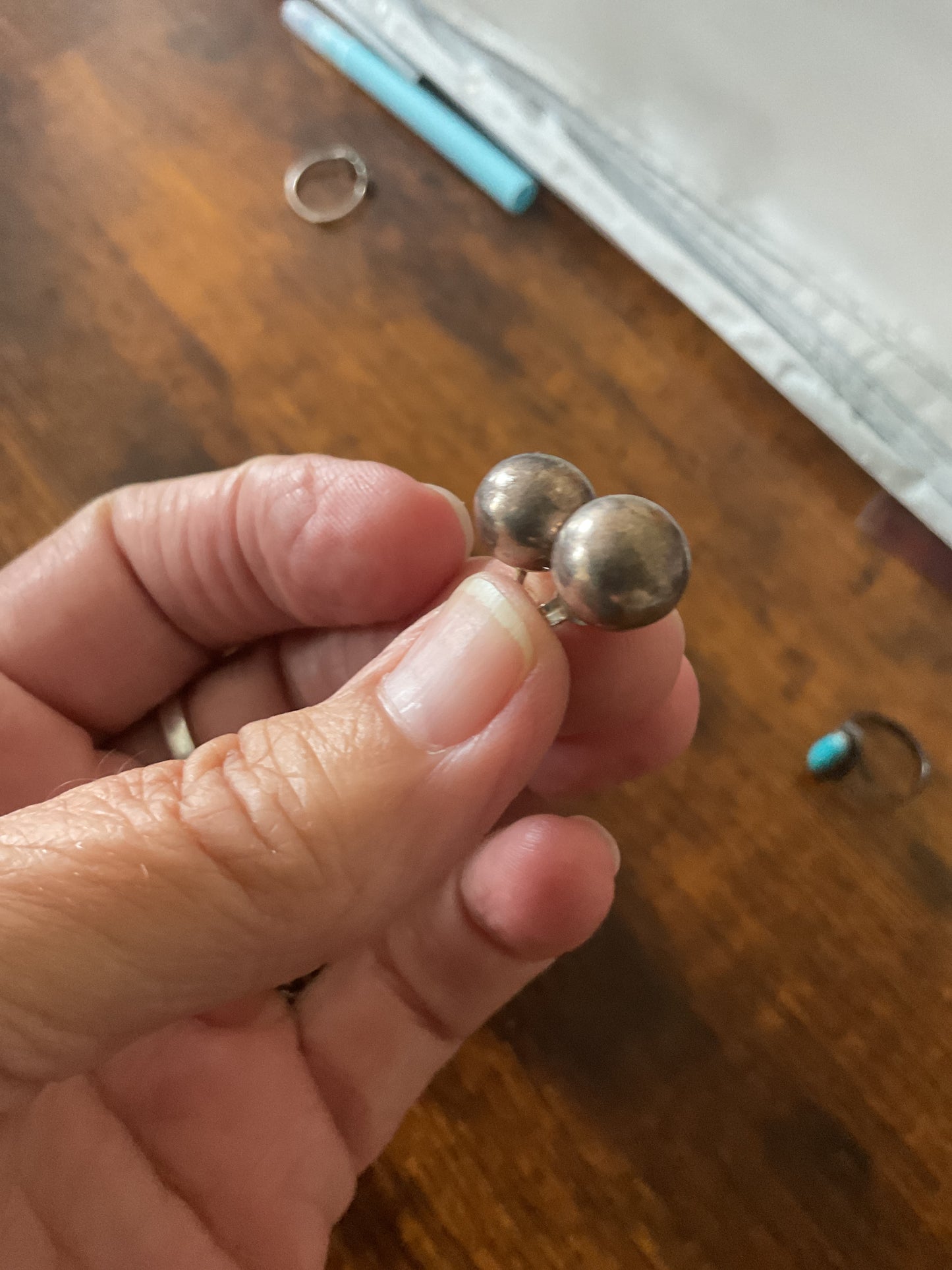Live Sale #27  Sterling Pearl Post Earrings