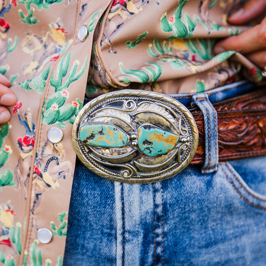 The Panora | Vintage Turquoise Buckle