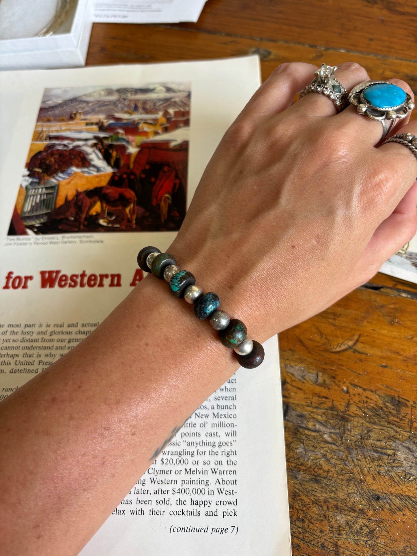 The Heron Necklace + Bracelet Set