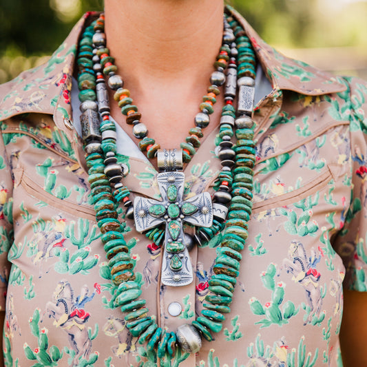 The Lata | Kingman Turquoise Necklace by Sophia Becenti