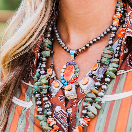 The Brody | Multi Stone Pendant