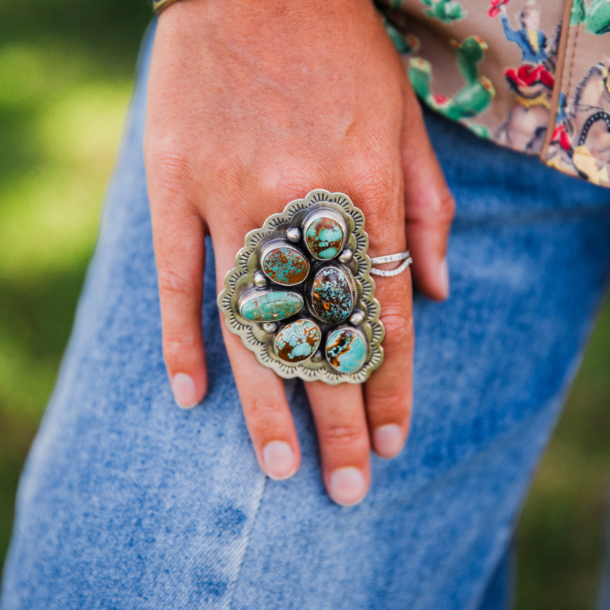 The Seis | Royston Turquoise Ring - Size 10