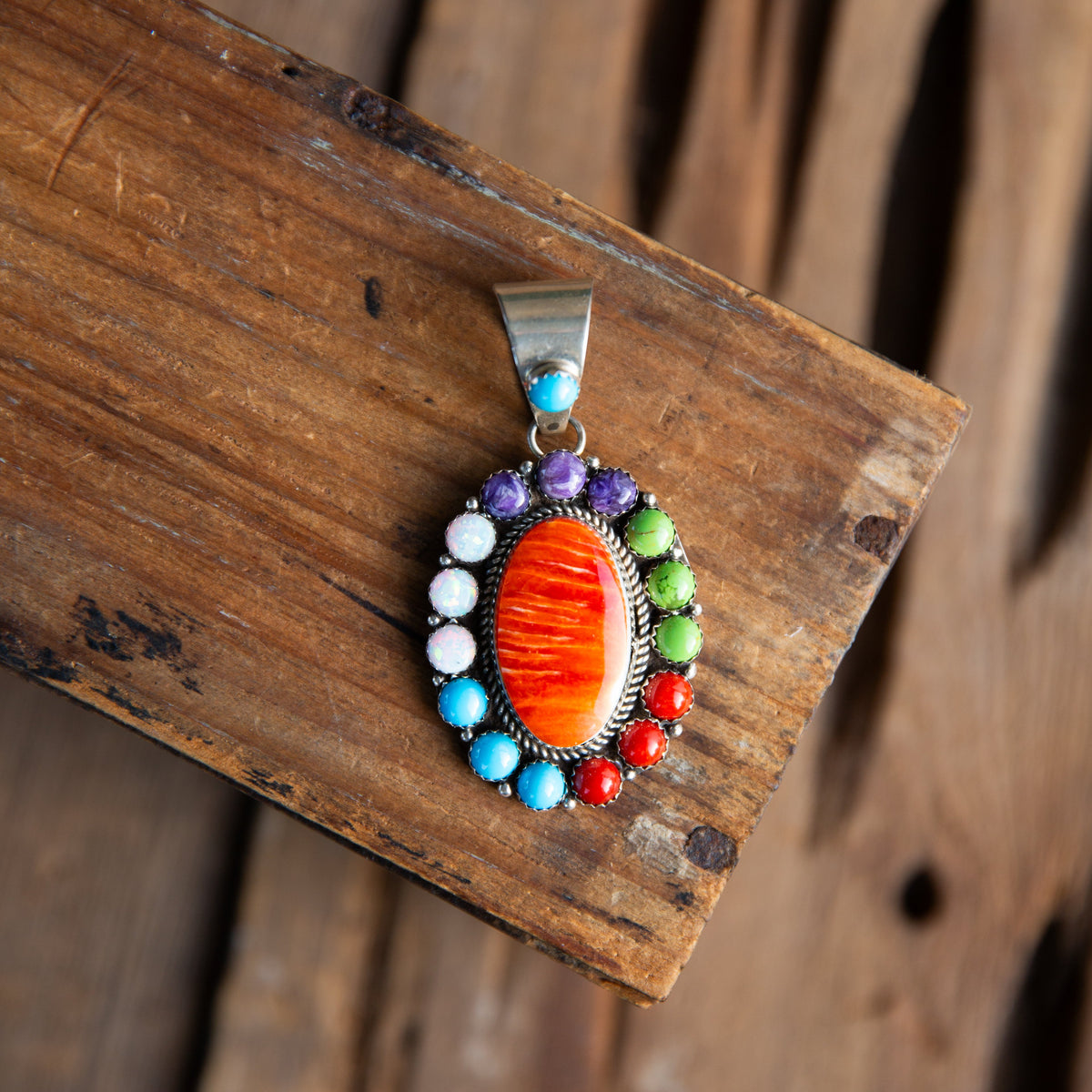 The Brody | Multi Stone Pendant