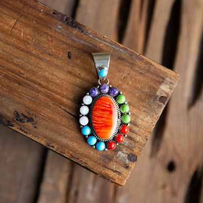 The Brody | Multi Stone Pendant
