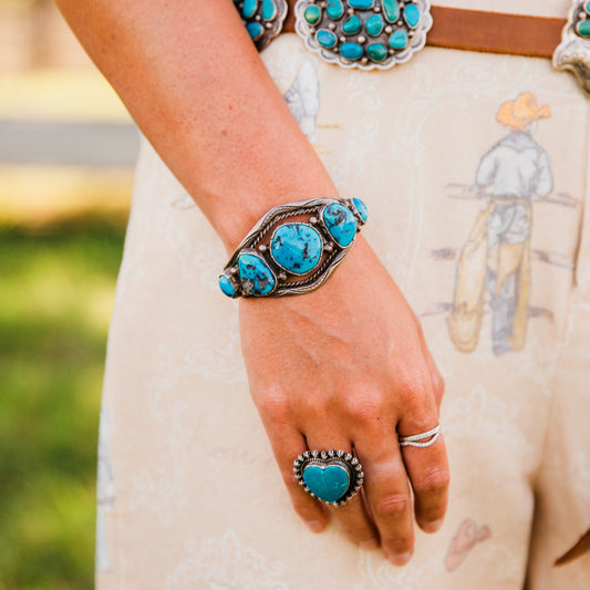 The Haulcy | Vintage Turquoise Cuff