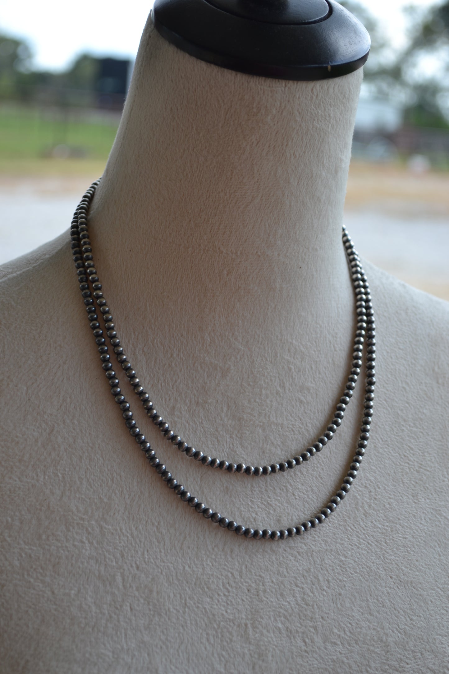 The Reba 4mm 20” Pearls