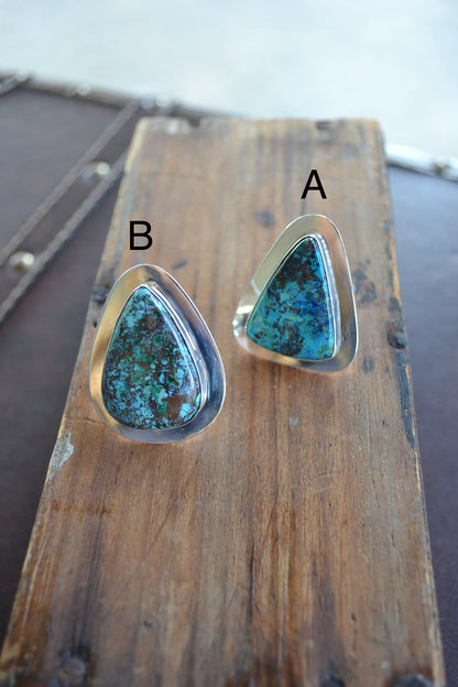 Black Friday Doorbuster - Chimney Butte’s Son Turquoise Rings SIZE 6.75