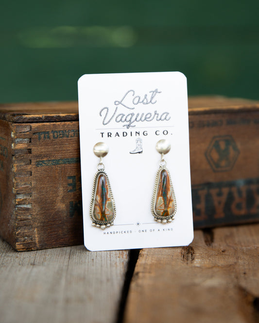 The Yuma's | Royston Ribbon Earrings by Pearlene Spence