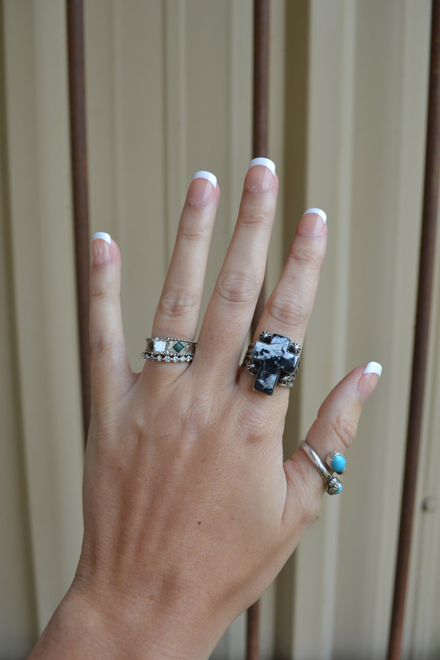 The Phoenix Cross Ring Size 8