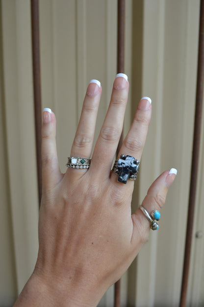 The Phoenix Cross Ring Size 8